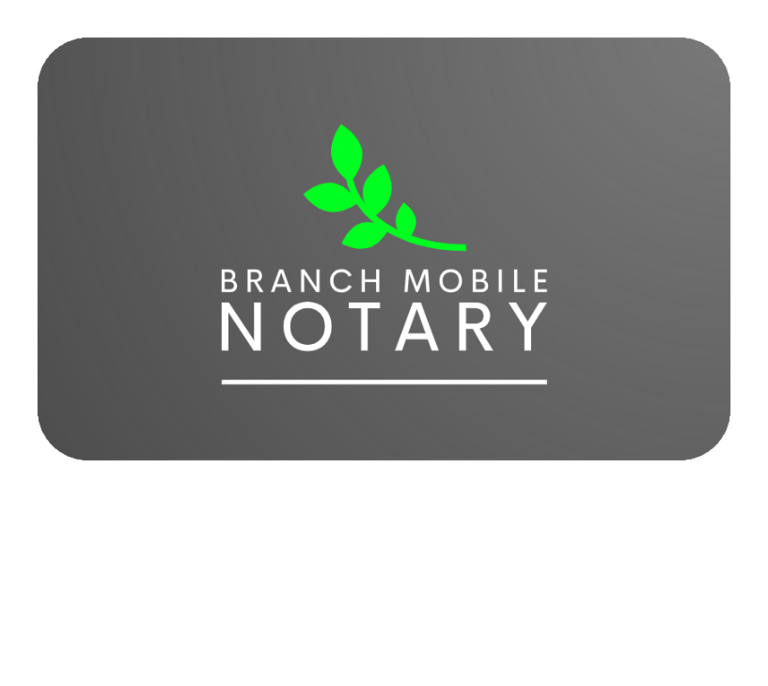 Branch Mobile Notary logo