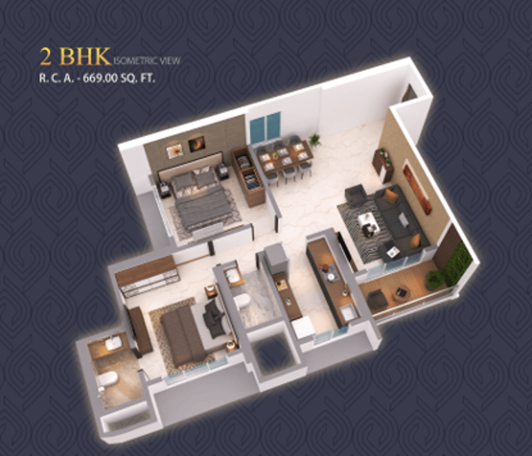 Floor Plans Savaliya Sky Mira Road East, Savaliya Sky Kanakia, Savaliya Sky Mira Road E