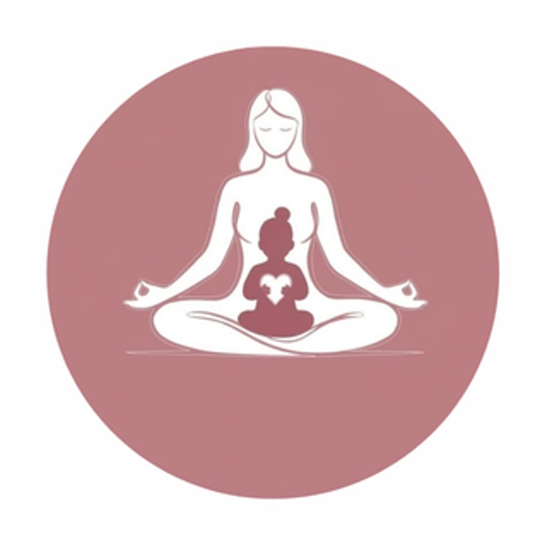 Mães em conexão logo