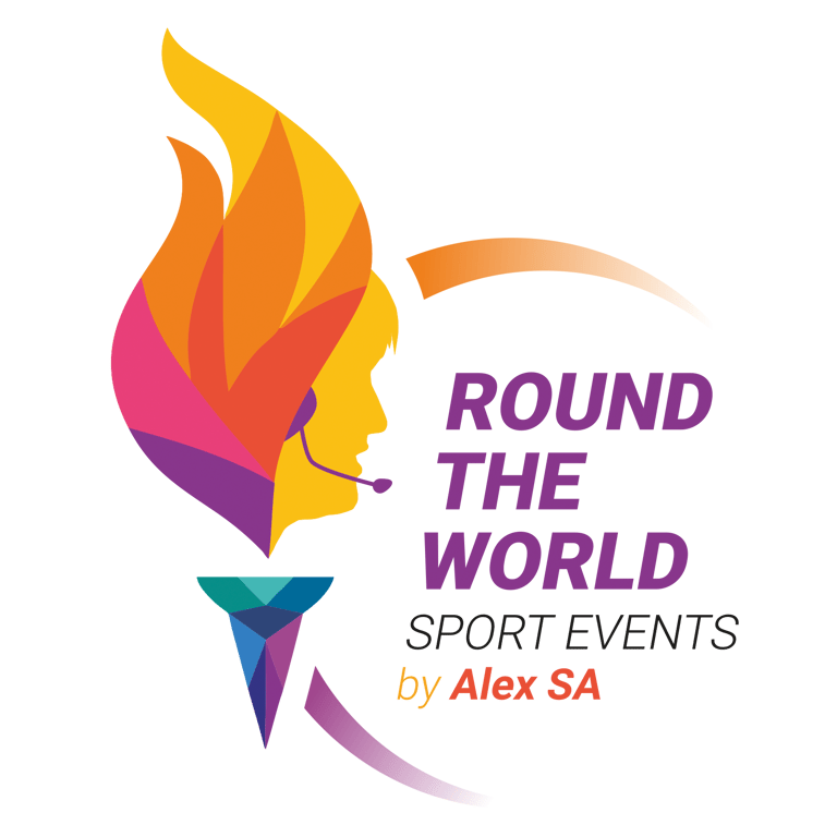 Eventos deportivos alrededor del mundo, por Alexandra Salcedo logo