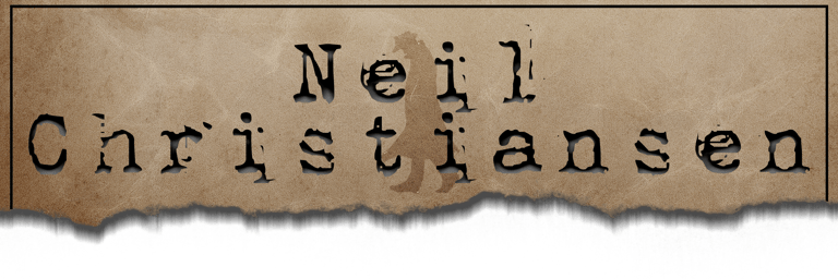 Author Neil Christiansen, Author, Writer, Novel, Thriller, Dark White, Noir, Mystery logo