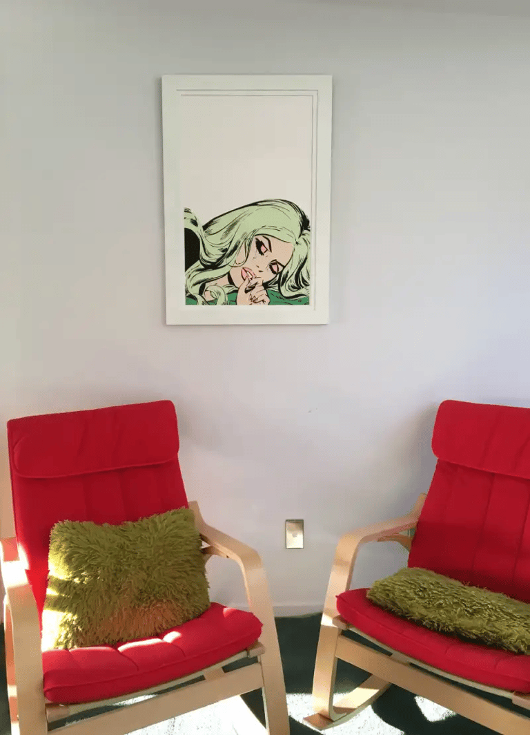 Efin art on wall