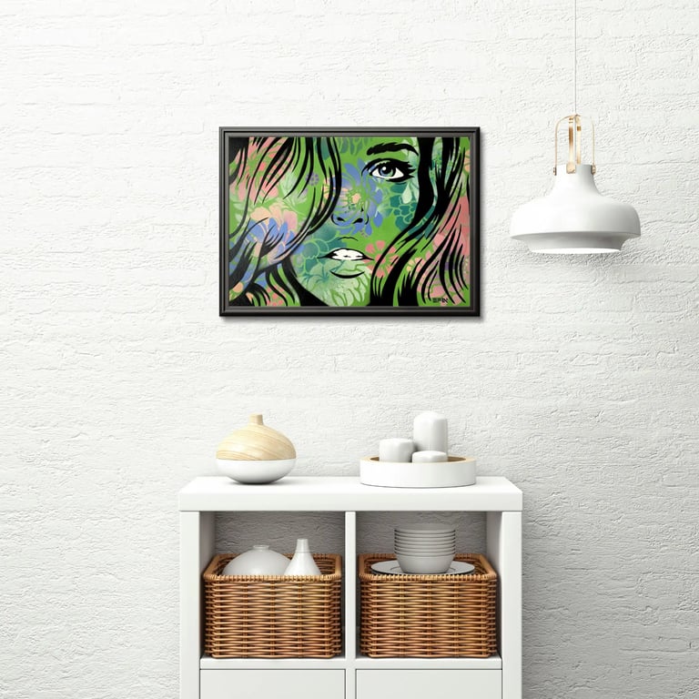Efin art on wall