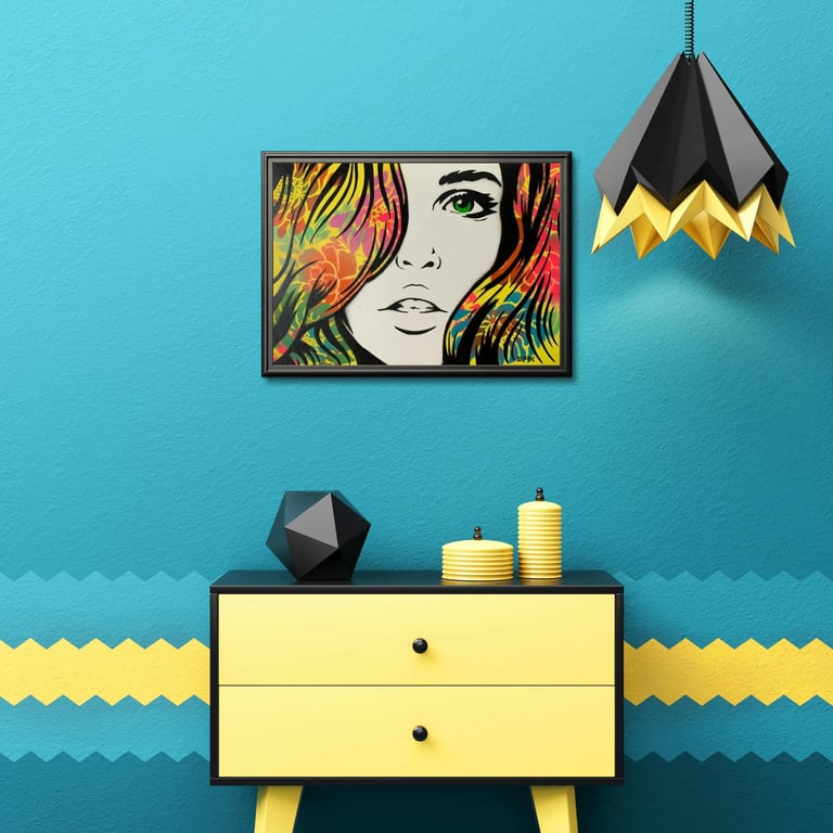 Efin art on wall