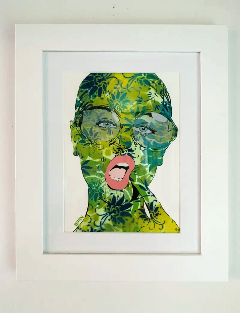 Efin art on wall