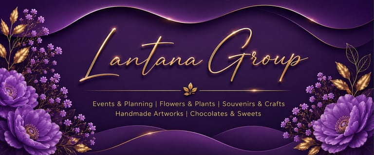 lantana petals - flower & gift shop logo