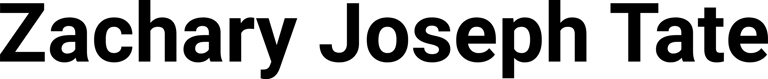 Zachary Joseph Tate | Actor logo