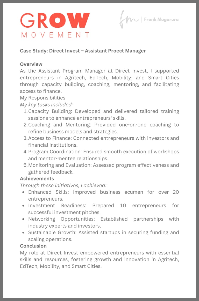 Business support