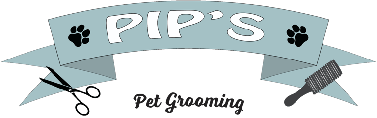 Pip's Pet Grooming logo