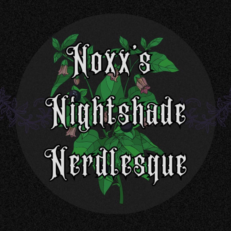 Noxx's Nightshade Nerdlesque logo