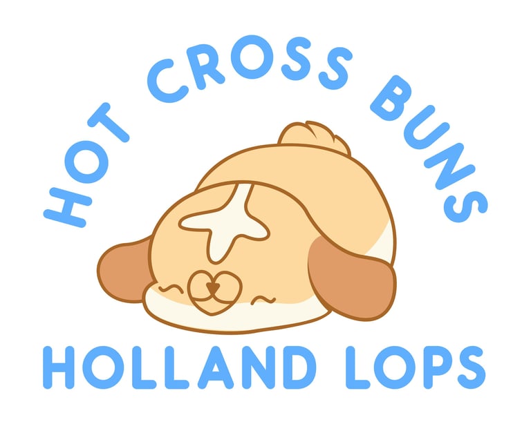 Hot Cross Buns Holland Lops logo