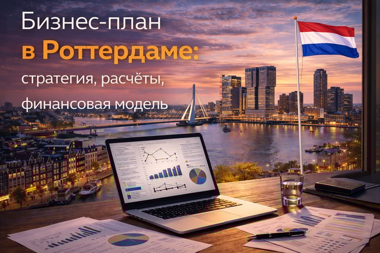 Бизнес-план и финансовая модель для бизнеса в Роттердаме