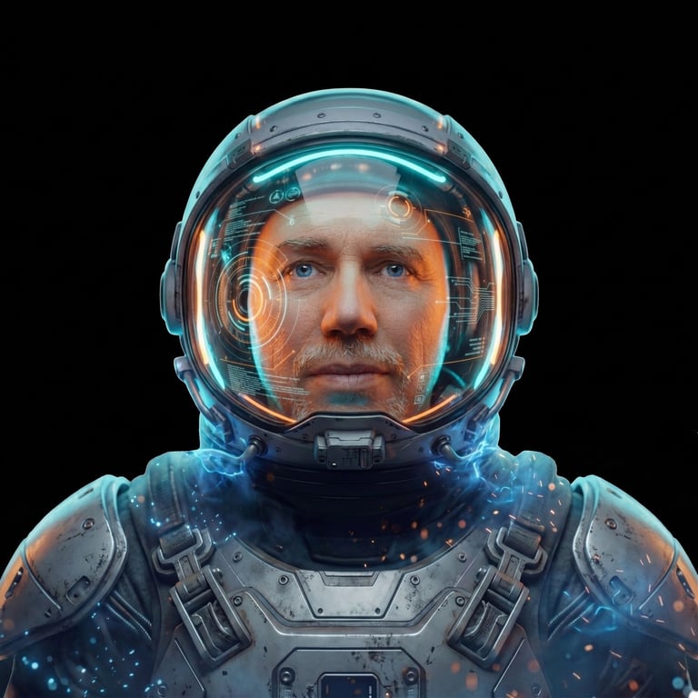 "Find Your Spiritual INNER STAR" with MeditatingAstronaut.com logo