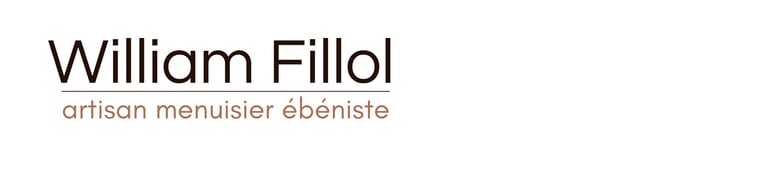 William Fillol Artisan menuisier ébéniste logo
