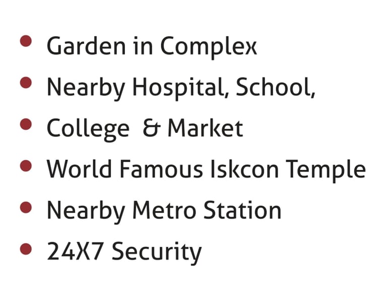 AMENITIES VITTHAL HEIGHTS MIRA ROAD EAST, BHOIR DEVELOPERS VITTHA HEIGHTS, NEAR ISKCON MIRA ROAD, NL DALMIA HIGH SCHOOL