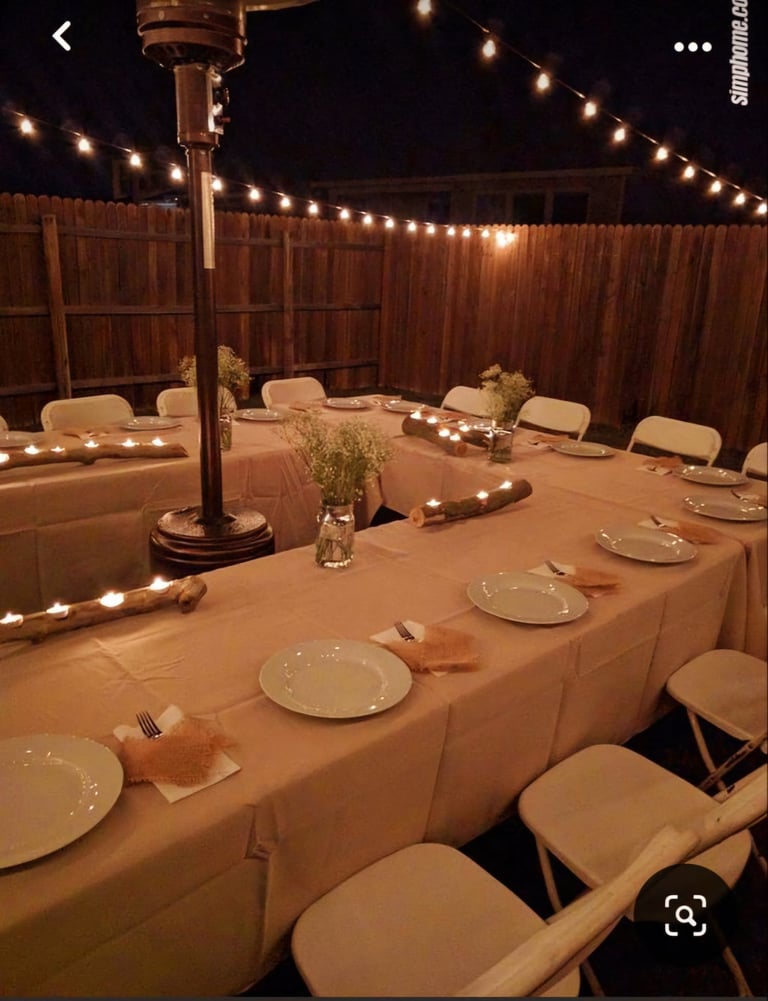 Mesas y sillas, el paso diamond events