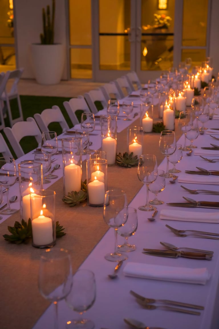 Wooden table rentals el paso diamond events