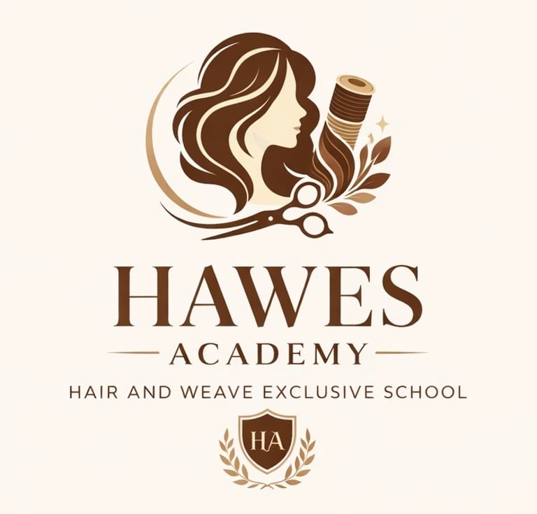 H.A.W.E.S. Academy (Hair and Weaves Exclusive School) logo