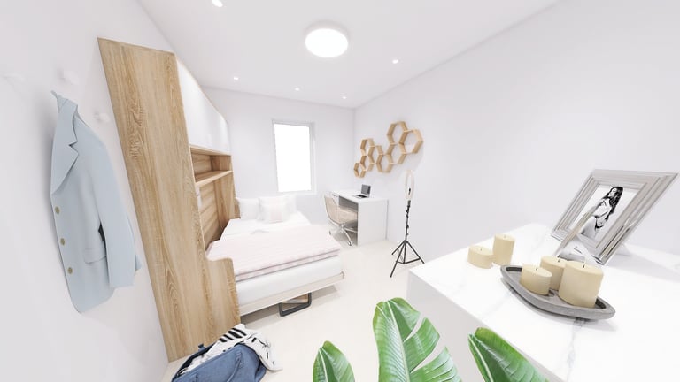 Chambre adolescent – Rendu photoréaliste pour promoteurs