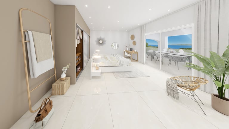 Design intérieur contemporain Var, projet Les Issambres.