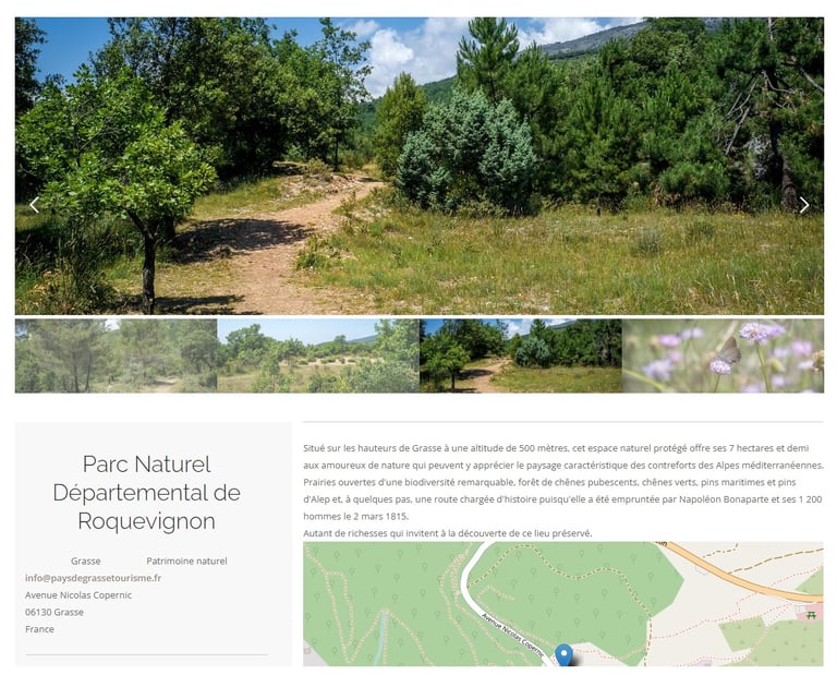 Photographie paysage vert vallonné Grasse (Photographe 83).