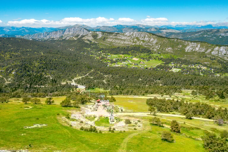 Vue panoramique Grasse (Photo drone photographe Var).