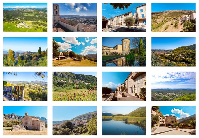 Reportage photo village perché arriere-pays grassois (Photographe).