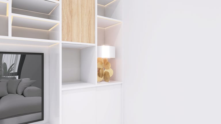 Visuel 3D immobilier : Décoration intérieure inspirée du style méditerranéen