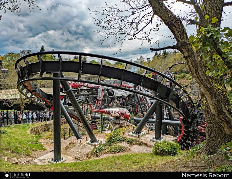 Nemesis Track Curve no riders on it