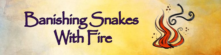 Banishing Snakes With Fire logo