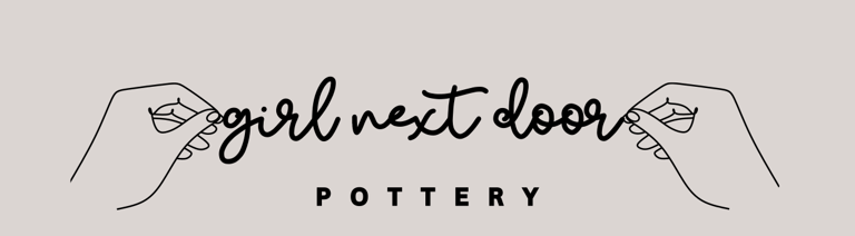 girl next door pottery logo