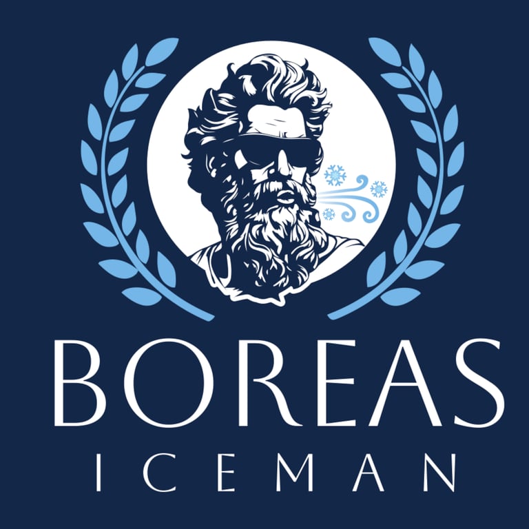 Boreas Iceman is the #1 B2B Ice & Water Vending Solution logo