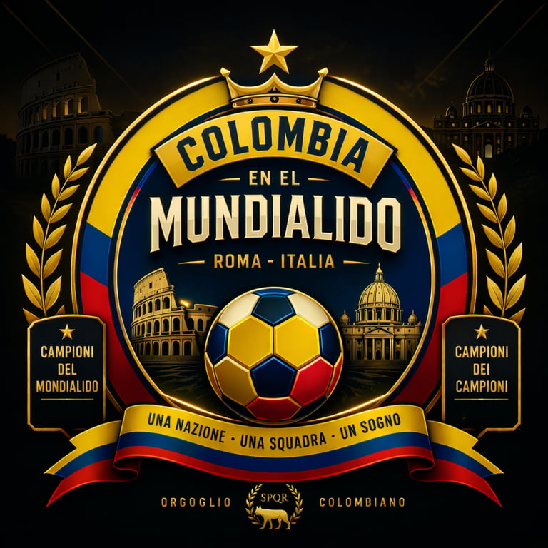 COLOMBIA FC ROMA logo