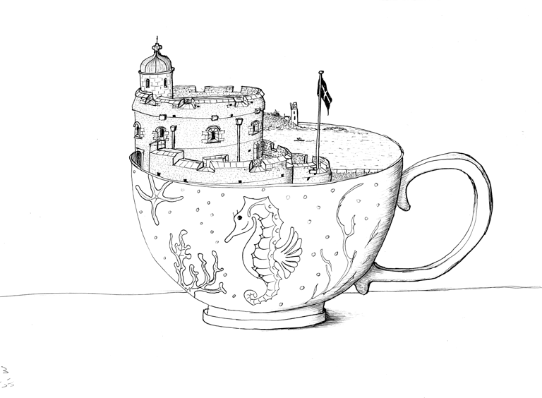 St Mawes Castle and St Anthony's Lighthouse (Fraggle Rock)