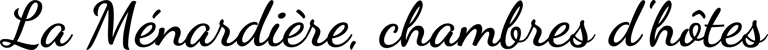 La Ménardière, chambres d'hôtes logo