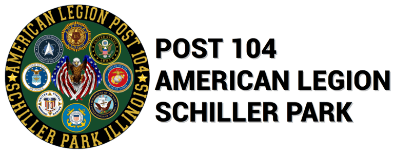 Post 104 American Legion Schiller Park logo