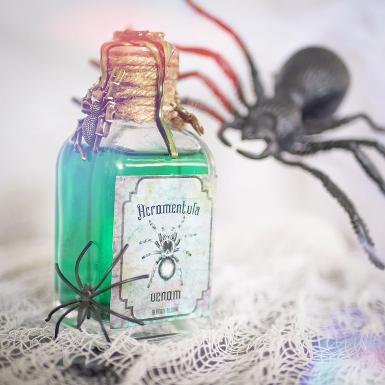 Acromentula Venom Venin d'araignée Harry Potter Cabinet de curiosités potion magique sorcière gothique