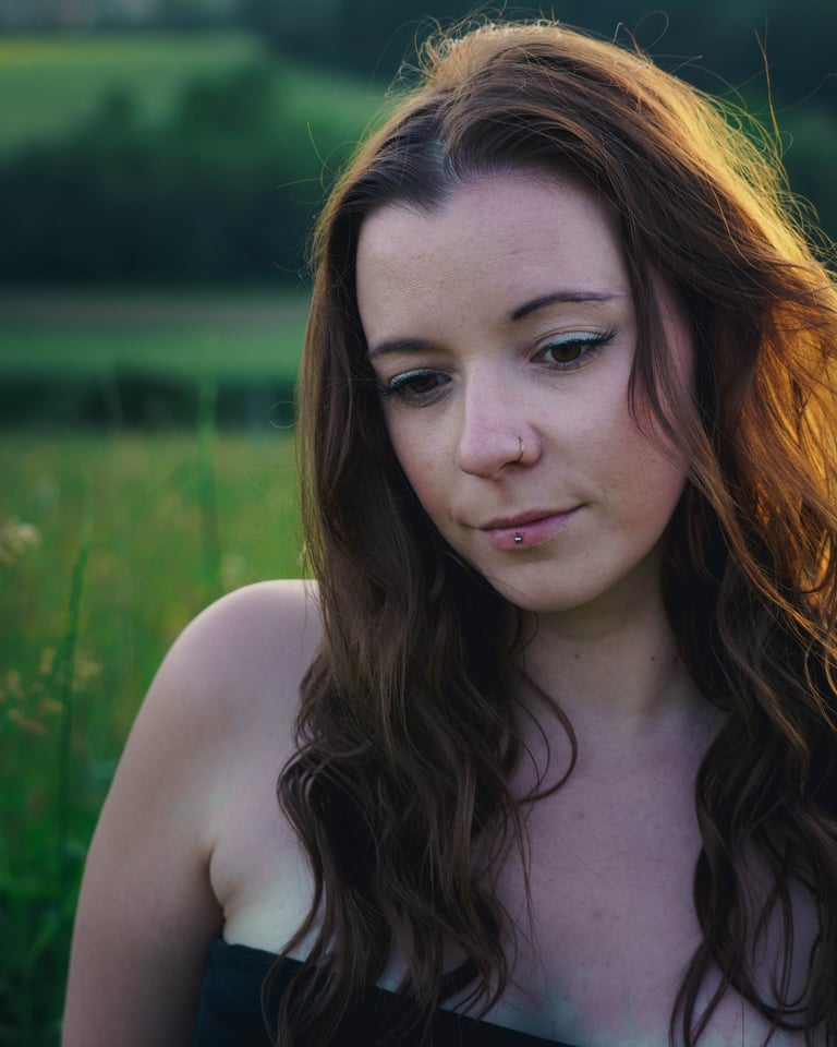 J Portrait Golden Hour Face Shot