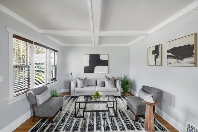 Staged home dining area Seattle — Styling With Jas