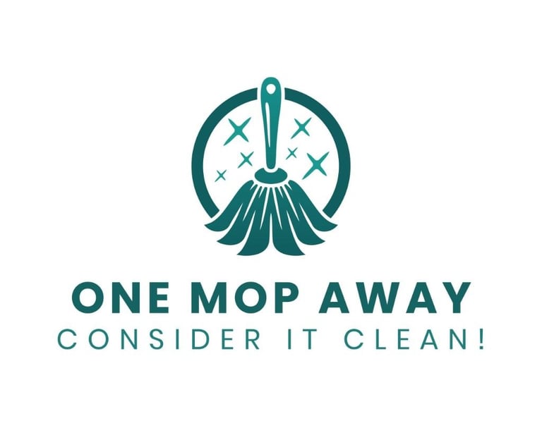 One mop away cleaning services logo