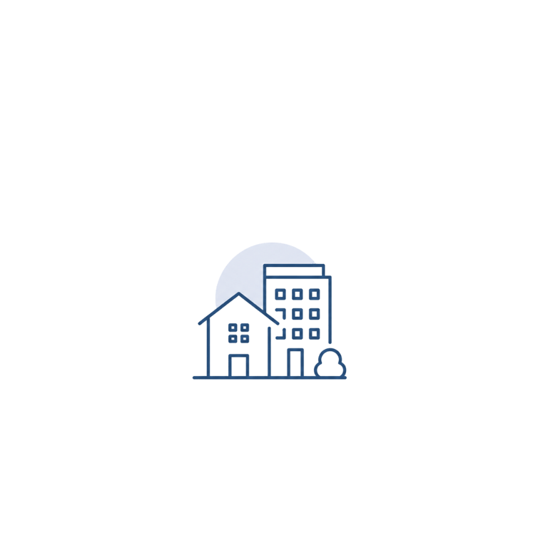 Residential and commercial property management icon