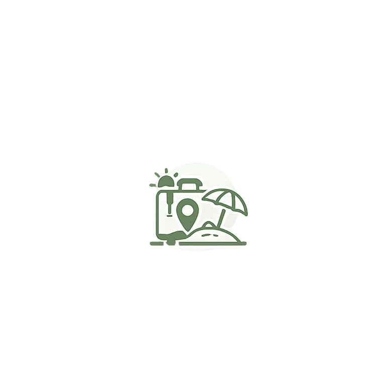 Tourism property management services icon