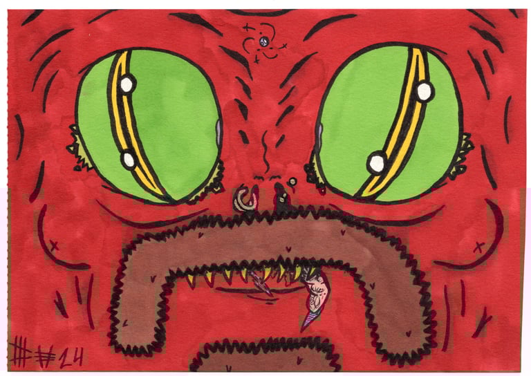 ART BY ISAAC HARDING logo