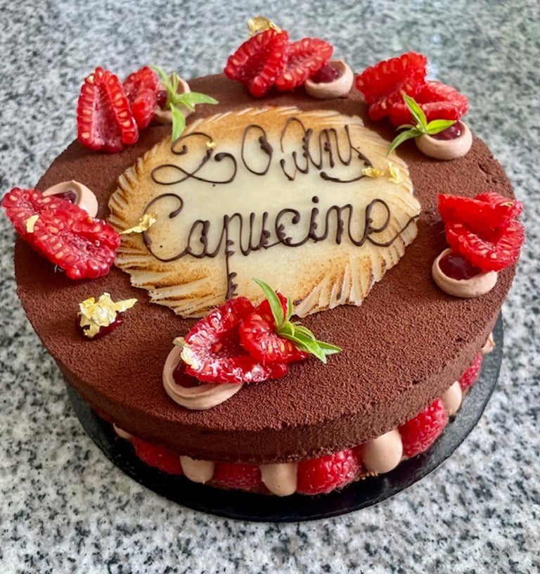 Chocolat et framboises - JCC Chef Pâtissier - 71120 CHAROLLES 