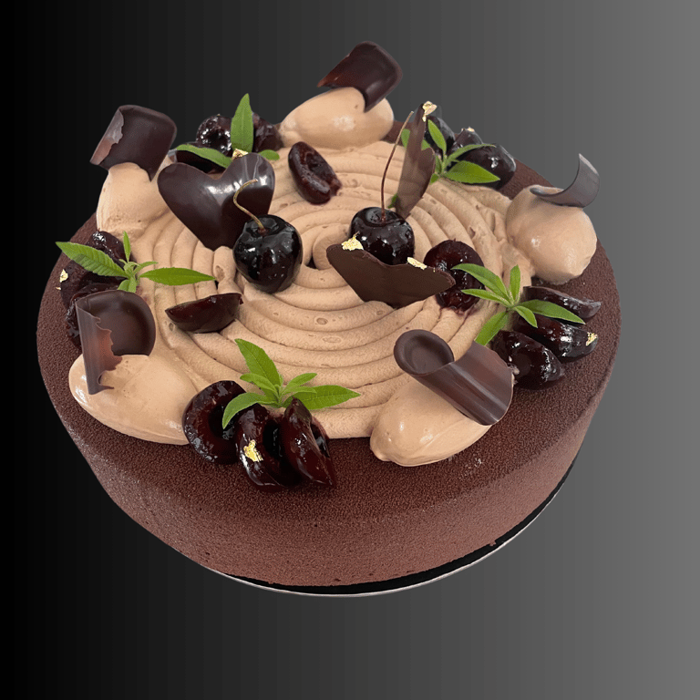 Gâteau au chocolat / charolles / pâtisserie 
