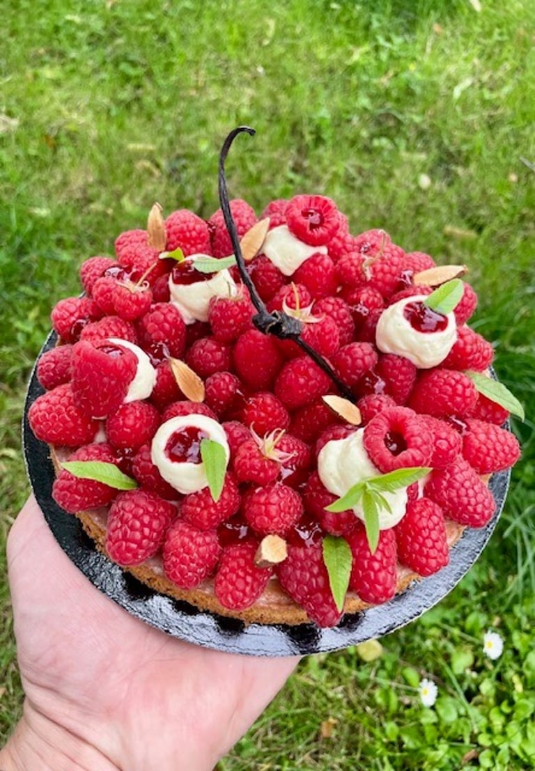 Tarte aux framboises - JCC CHEF PATISSIER - Charolles 