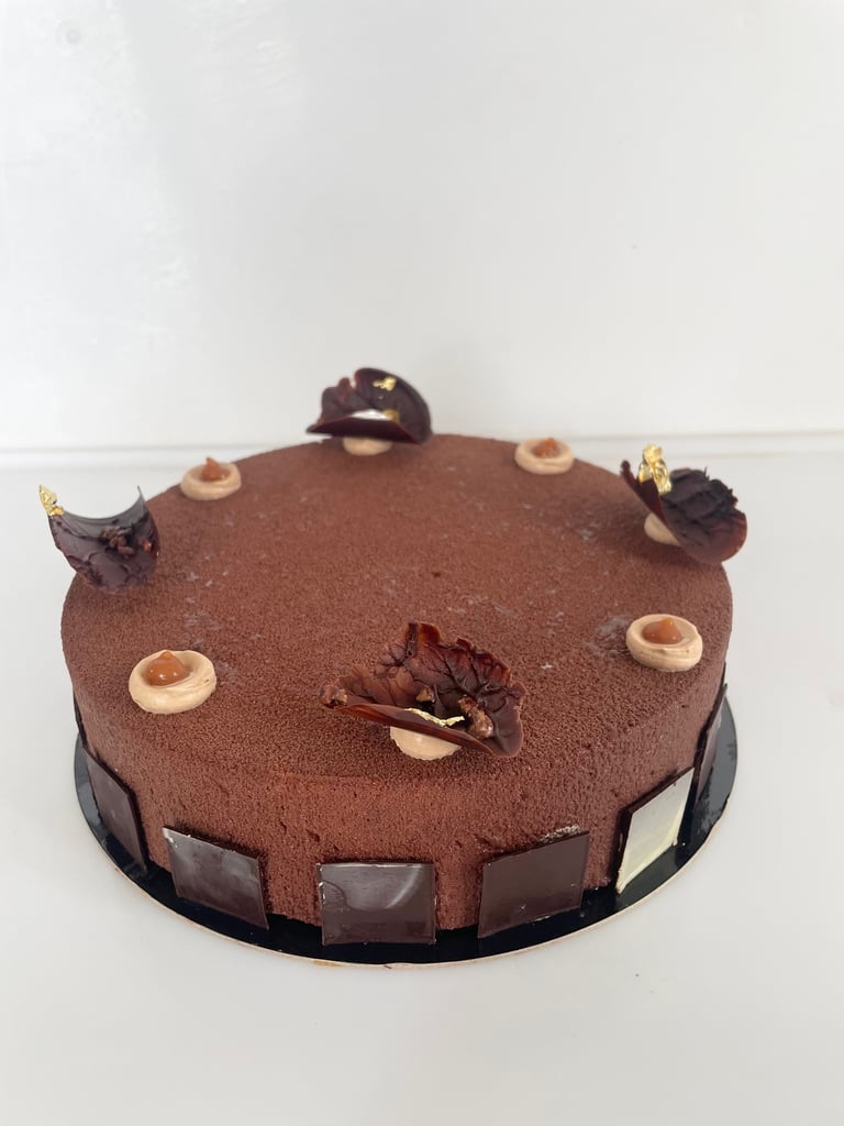 Entremet chocolat, vanille et craquant / JCC Chef Pâtissier / Charolles 71 / Jean-Christian CHEVALIER
