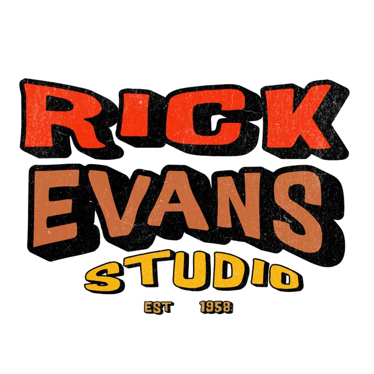 Rick Evans Studio logo