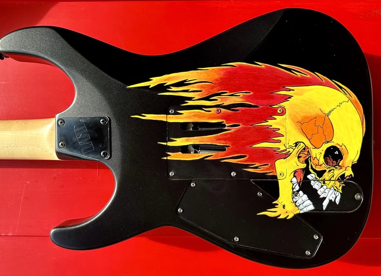 Metallica tribute hand-painted guitar – ESP KH-3300