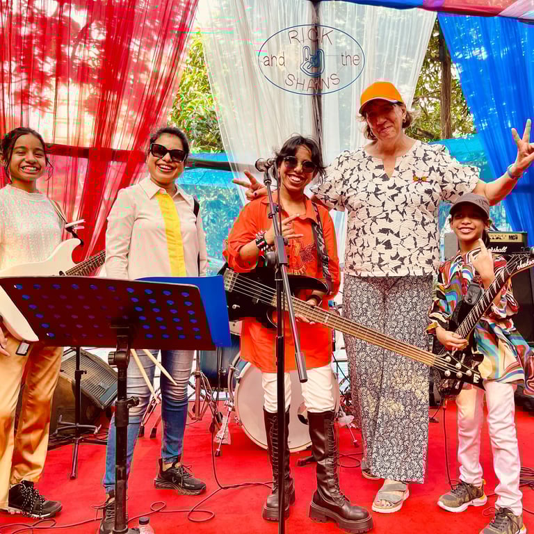 ASEIS Rock band with Dutch Ambassador in Bangladesh